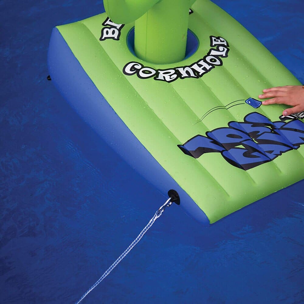 Prextex Floating Cornhole Bean Bag & Ring Toss