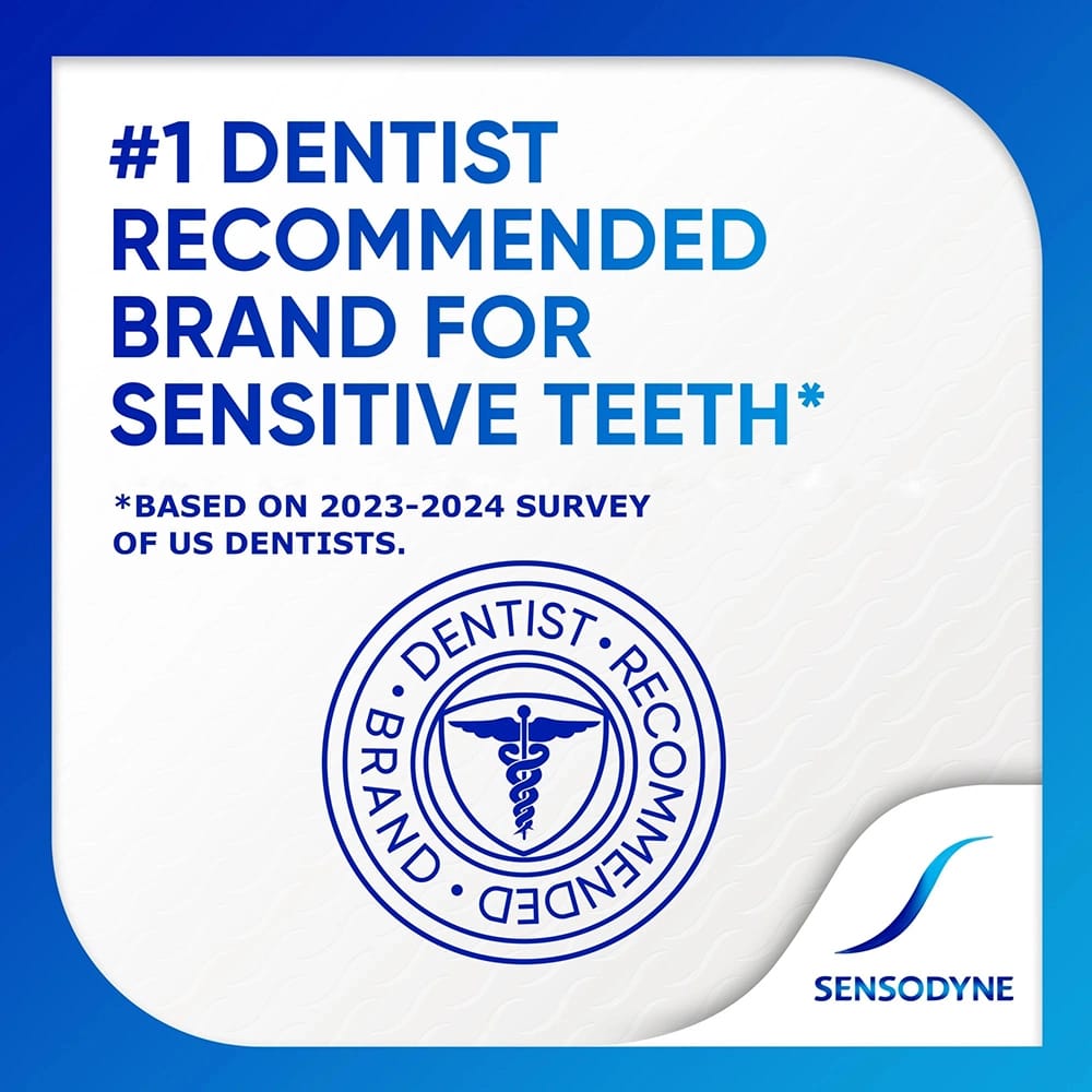 Sensodyne Repair & Protect Deep Repair Whitening Toothpaste, 3.4 oz., 12 Pack