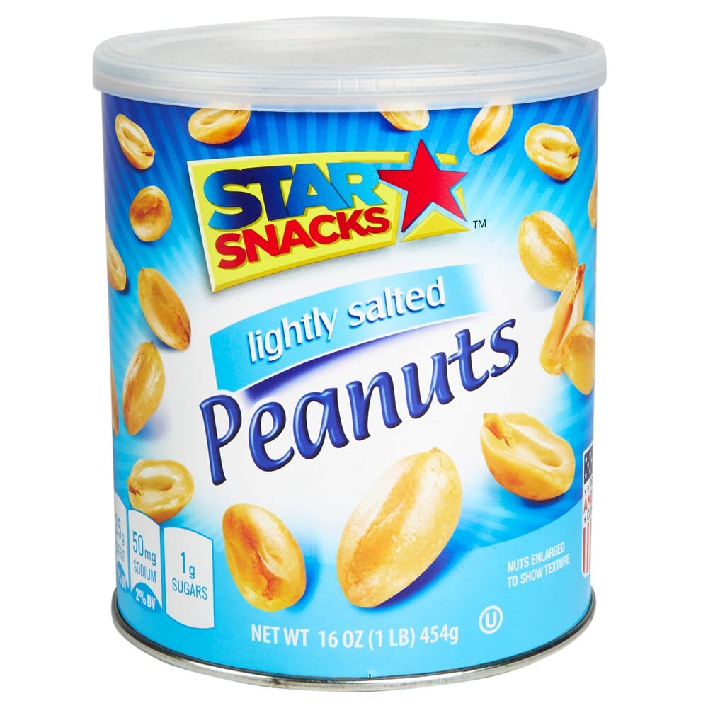 Star Snacks Lightly Salted Peanuts, 16 oz