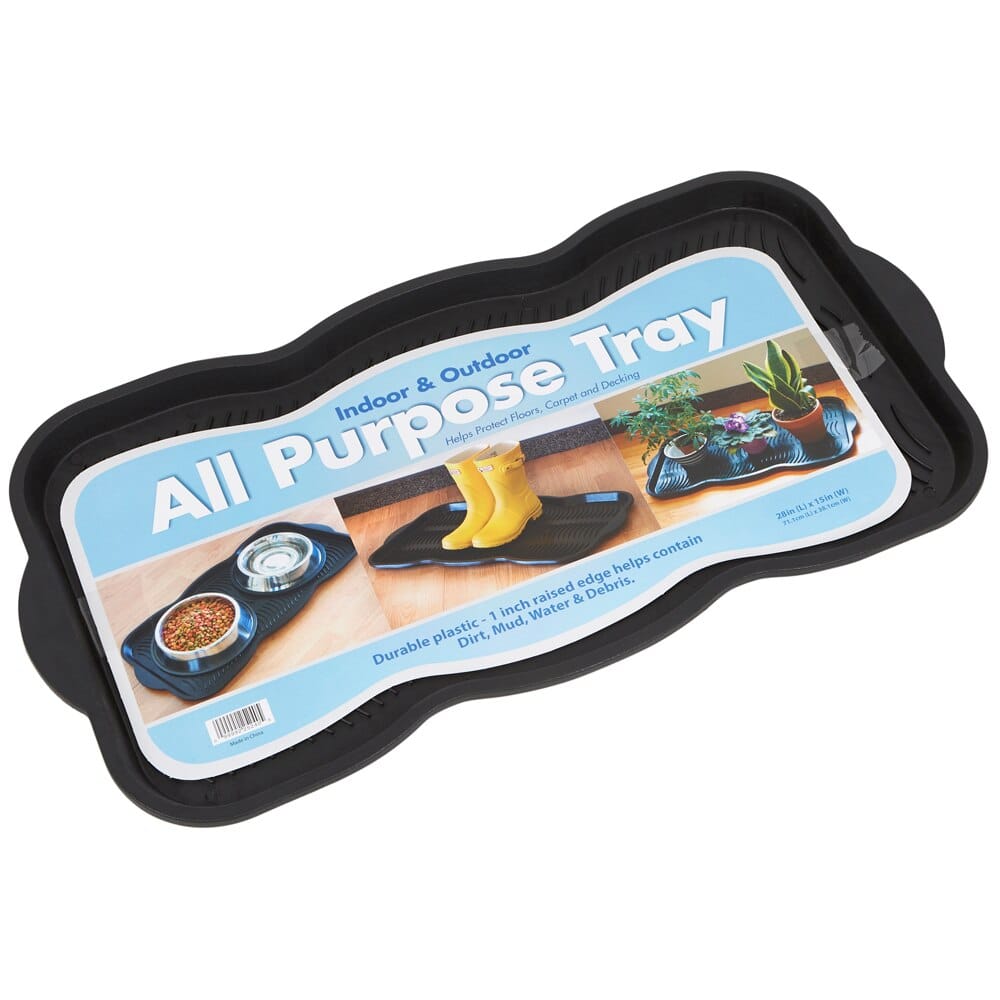 Indoor and Outdoor All Purpose Boot Tray, 15" x 28"