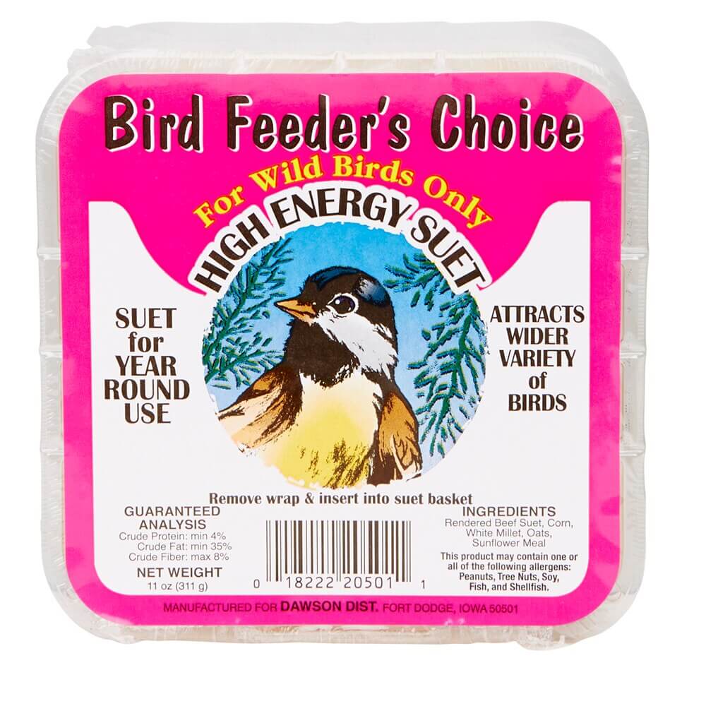 Bird Feeder's Choice High Energy Suet, 11 oz
