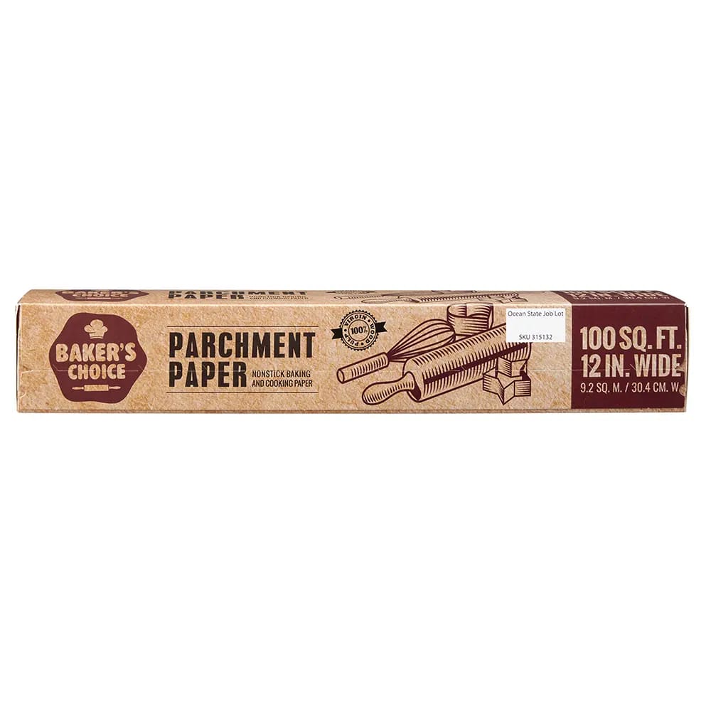 Baker's Choice Parchment Paper, 100 sq ft