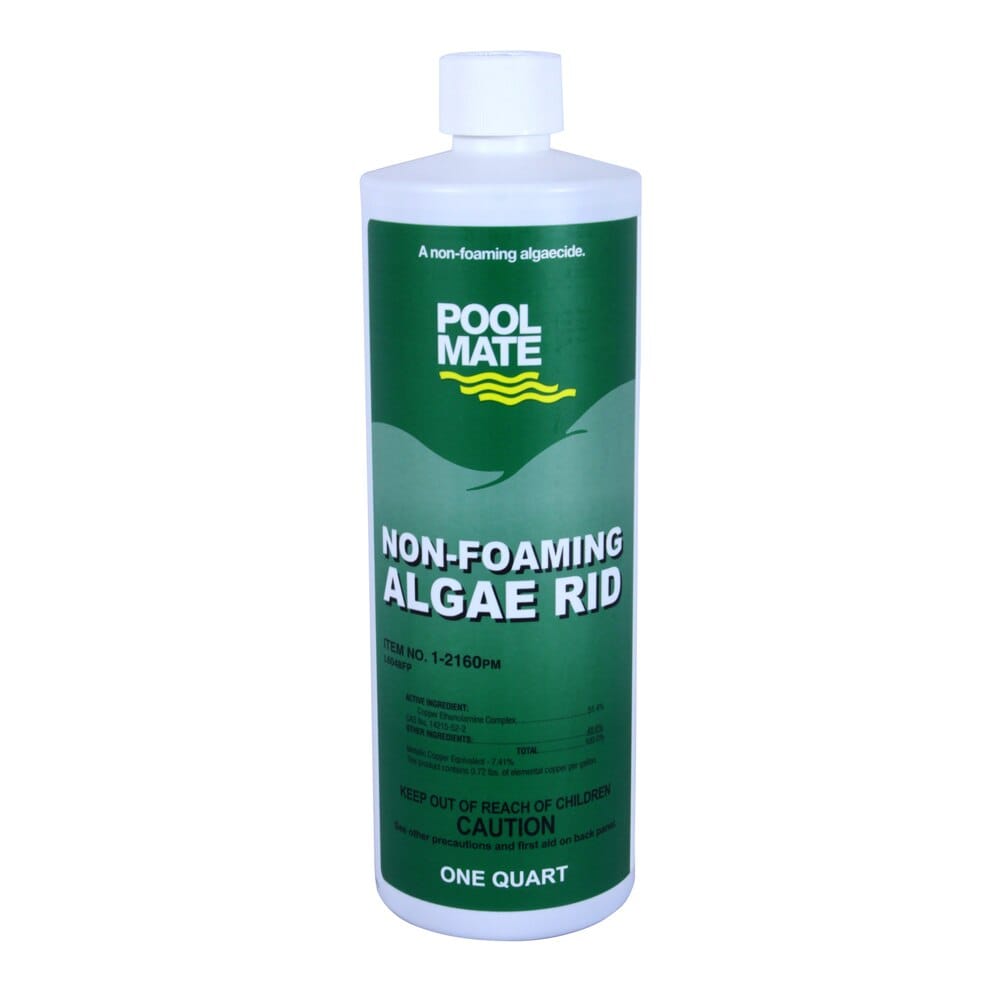 Pool Mate Non-Foaming Algae Rid, 1 Qt