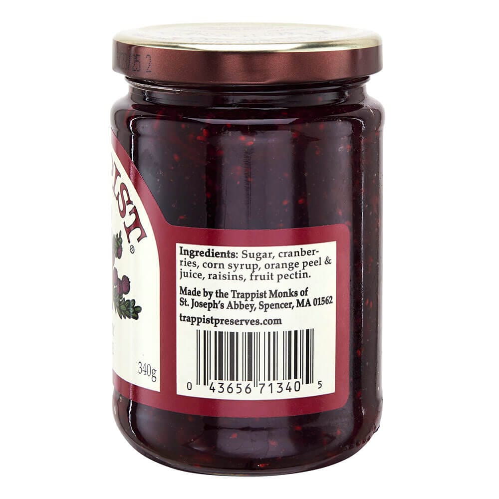 Trappist Cranberry Conserve Preserves, 12 oz