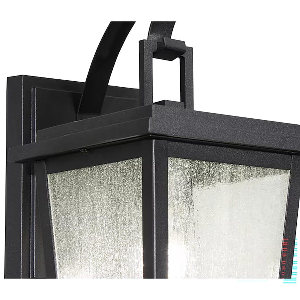 allen + roth Mt Airy 1-Light Outdoor Wall Light, Black