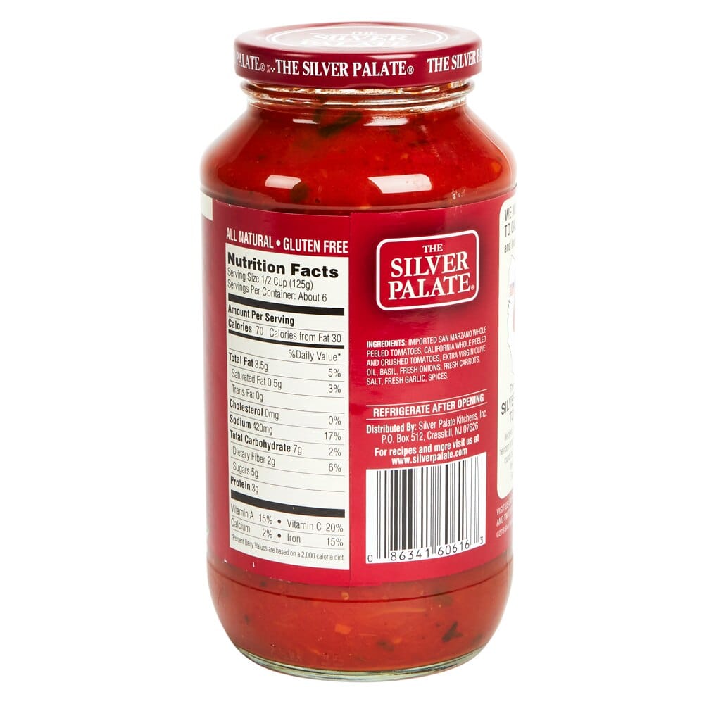 San Marzano Tomato Basil Whole Tomato Pasta Sauce, 25 oz