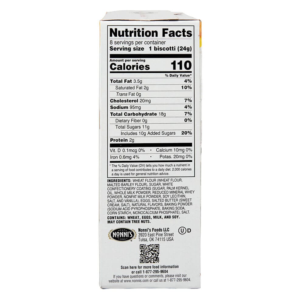 Nonni's Limone Biscotti, 6.88 oz