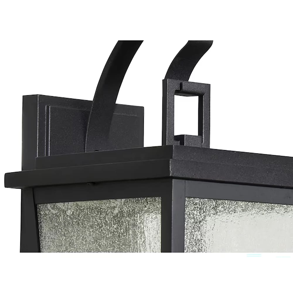 allen + roth Mt Airy 3-Light Outdoor Wall Light, Black