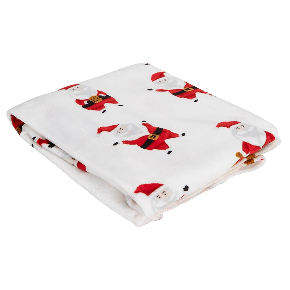 Mistletoe Collection Oversized Velvet Plush Throw Blanket