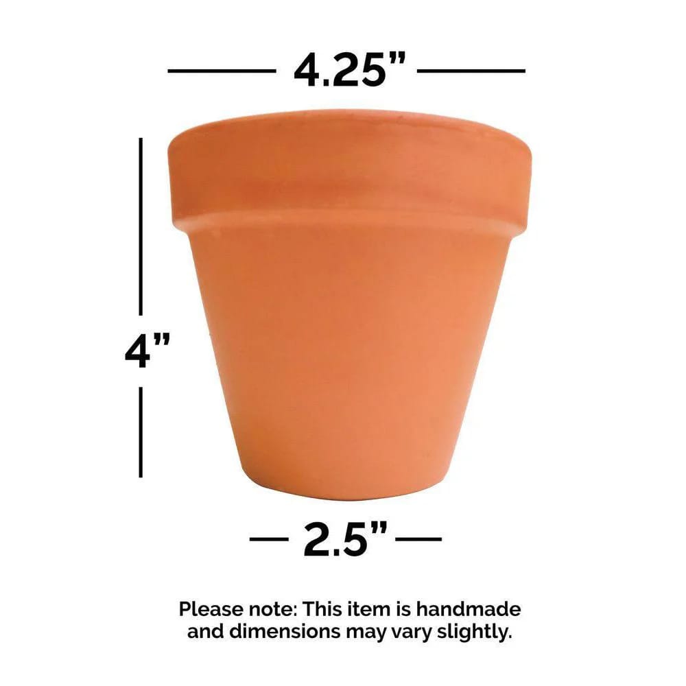 Pennington Small Terra Cotta Clay Pot, 24 Pack