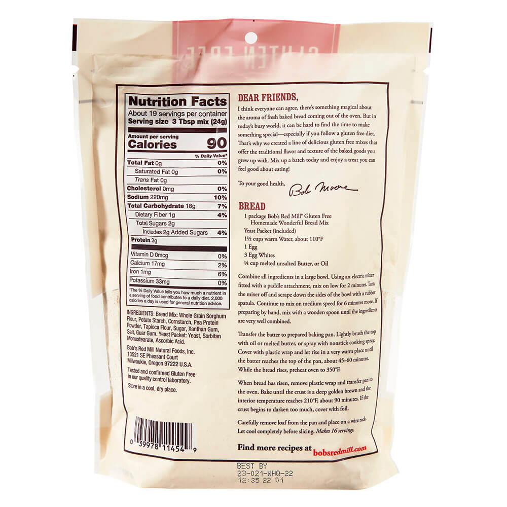 Bob’s Red Mill Homemade Wonderful Bread Mix, 16 Oz