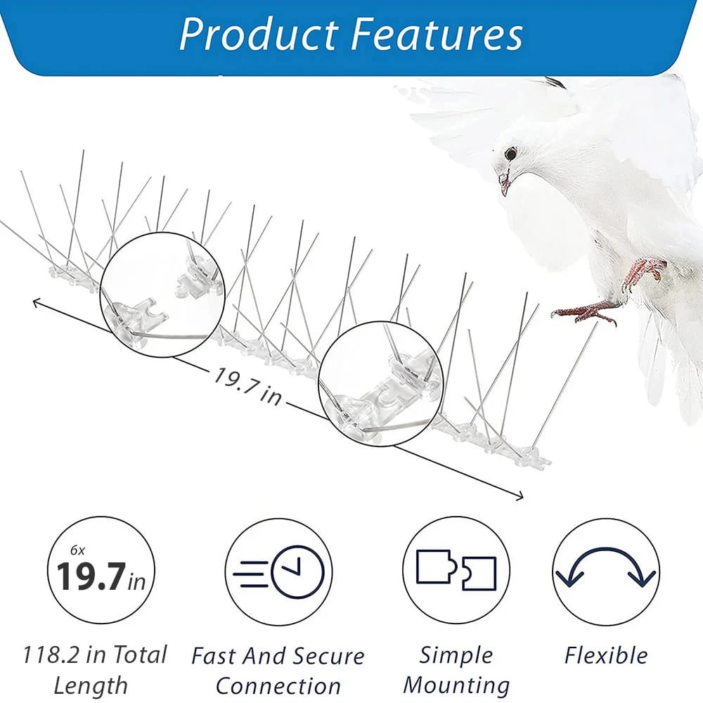 Viirkuja Steel Bird Spikes