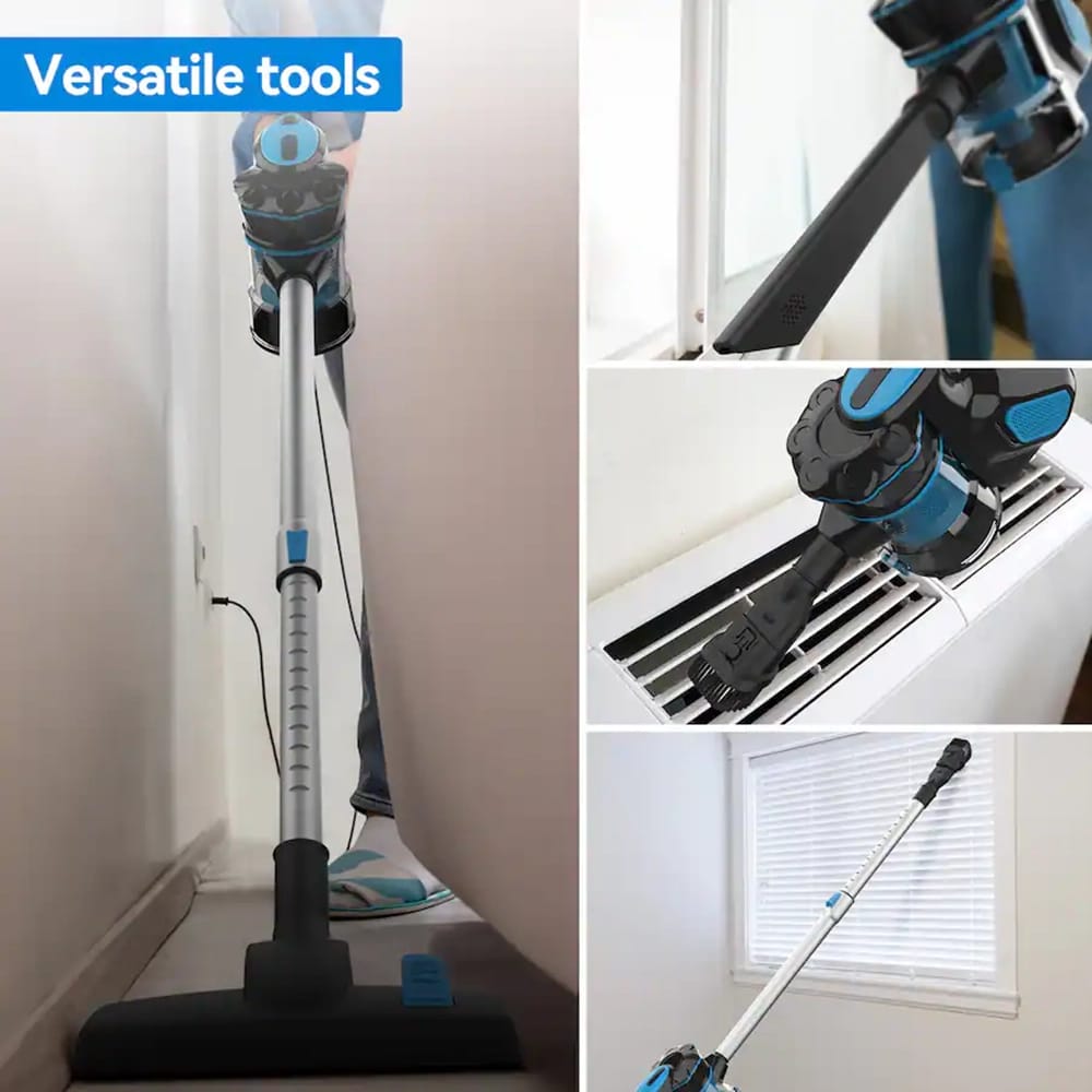 INSE I5 600W Corded Stick Vacuum Cleaner, Blue