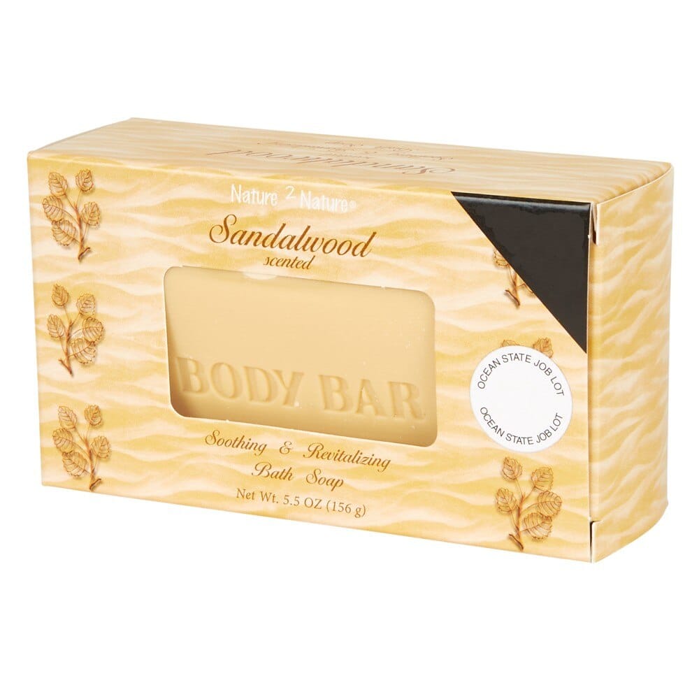 Nature 2 Nature Sandalwood Bath Soap, 5.5 oz