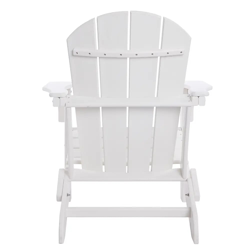 Folding Adirondack Chair, White