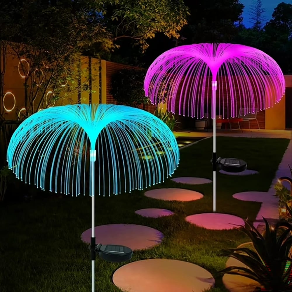 Solasa Solar Garden Jellyfish Light, 2pk