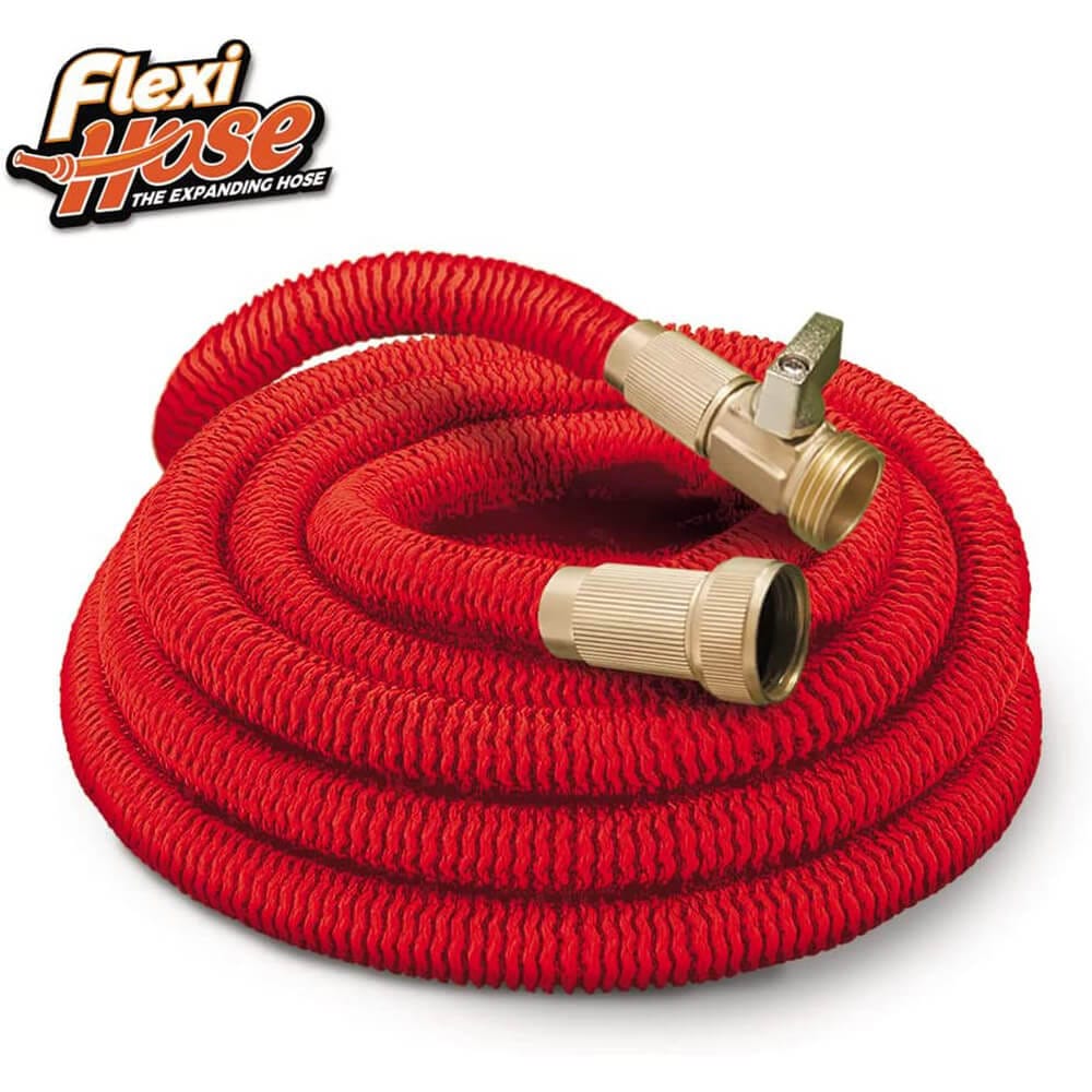 Flexi Hose with 8-Function Nozzle, 150', Red