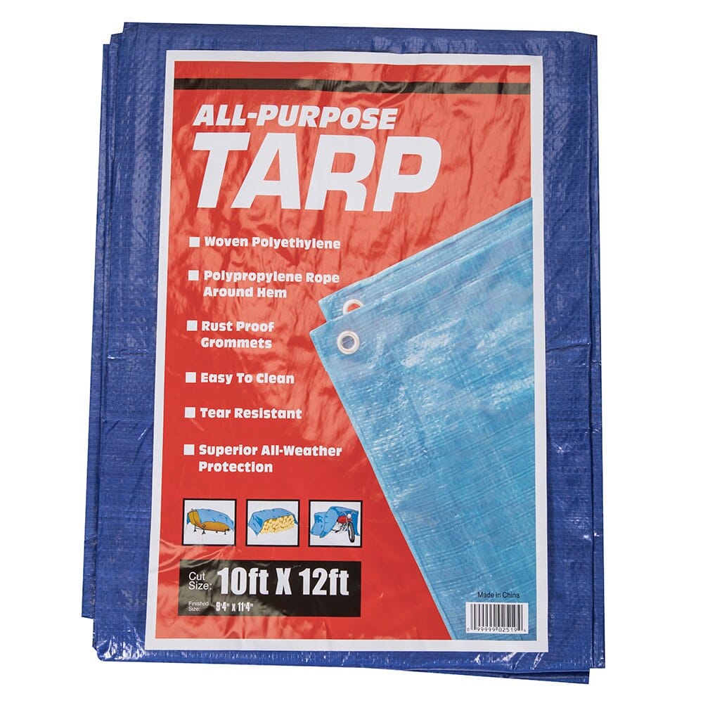 10' x 12' All-Purpose Weather Resistant Tarp