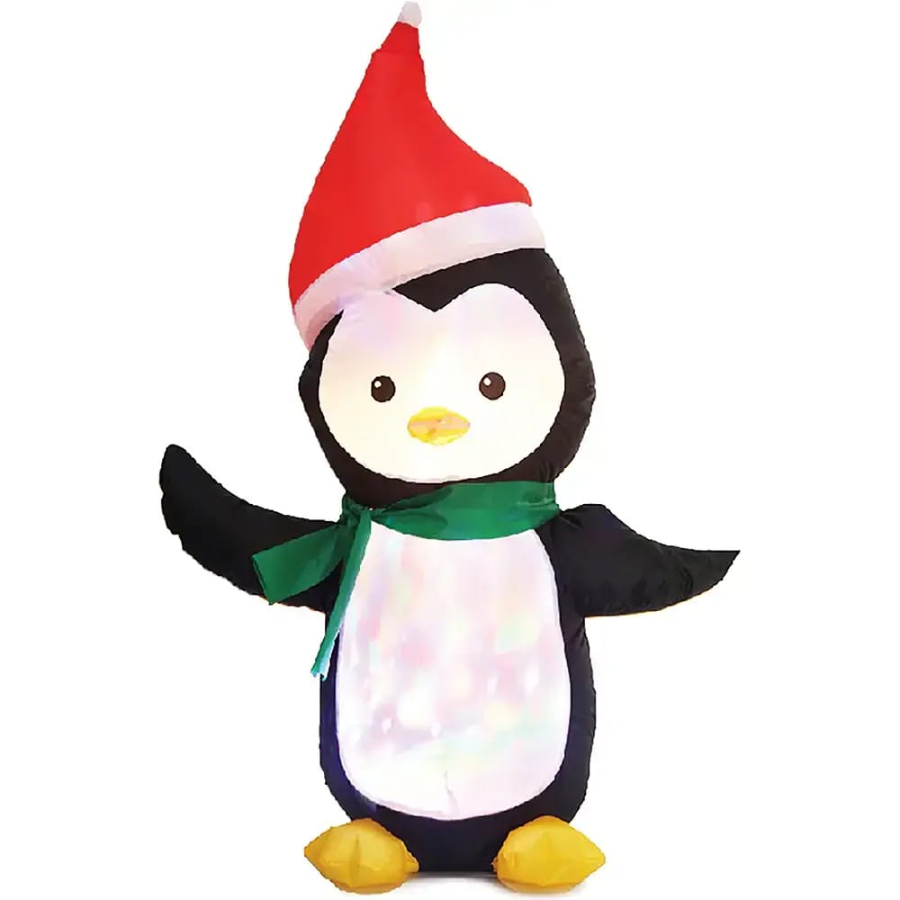 3.5' Penguin with Disco Lights Inflatable