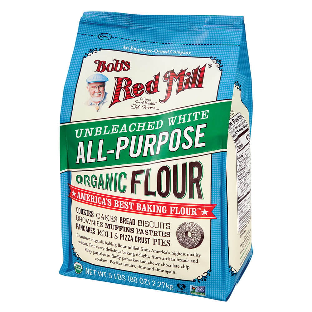 Bob's Red Mill White All-Purpose Organic Flour, 5 lbs