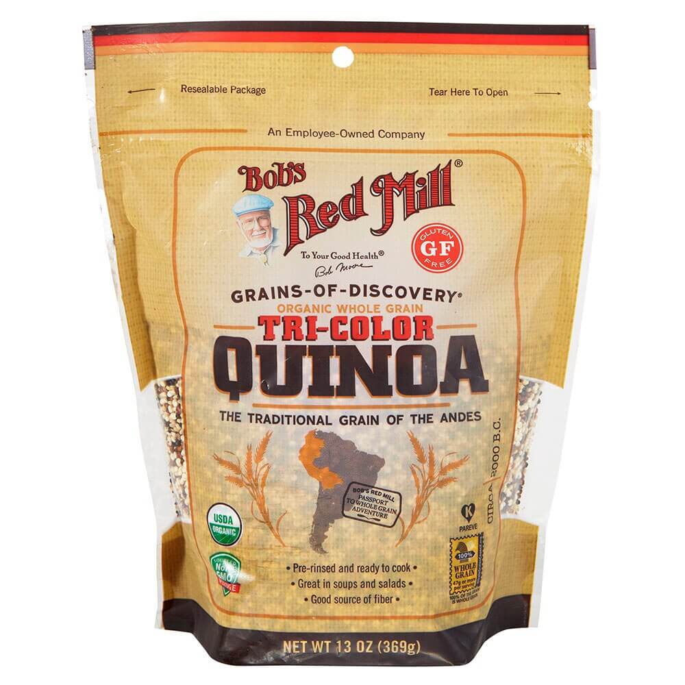 Bob's Red Mill Organic Whole Grain Tri-Color Quinoa, 13 oz