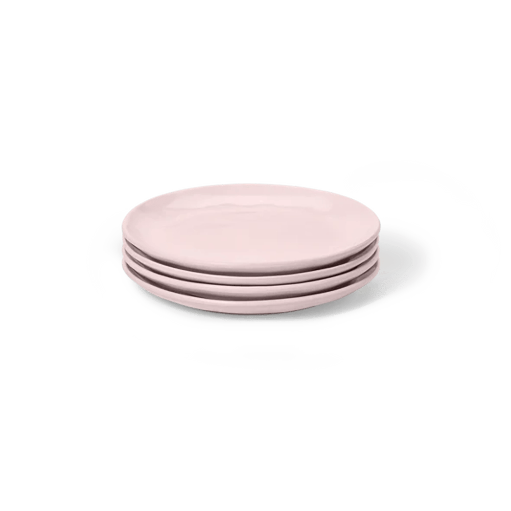 Leeway Small Plate, Blush, Set of 4