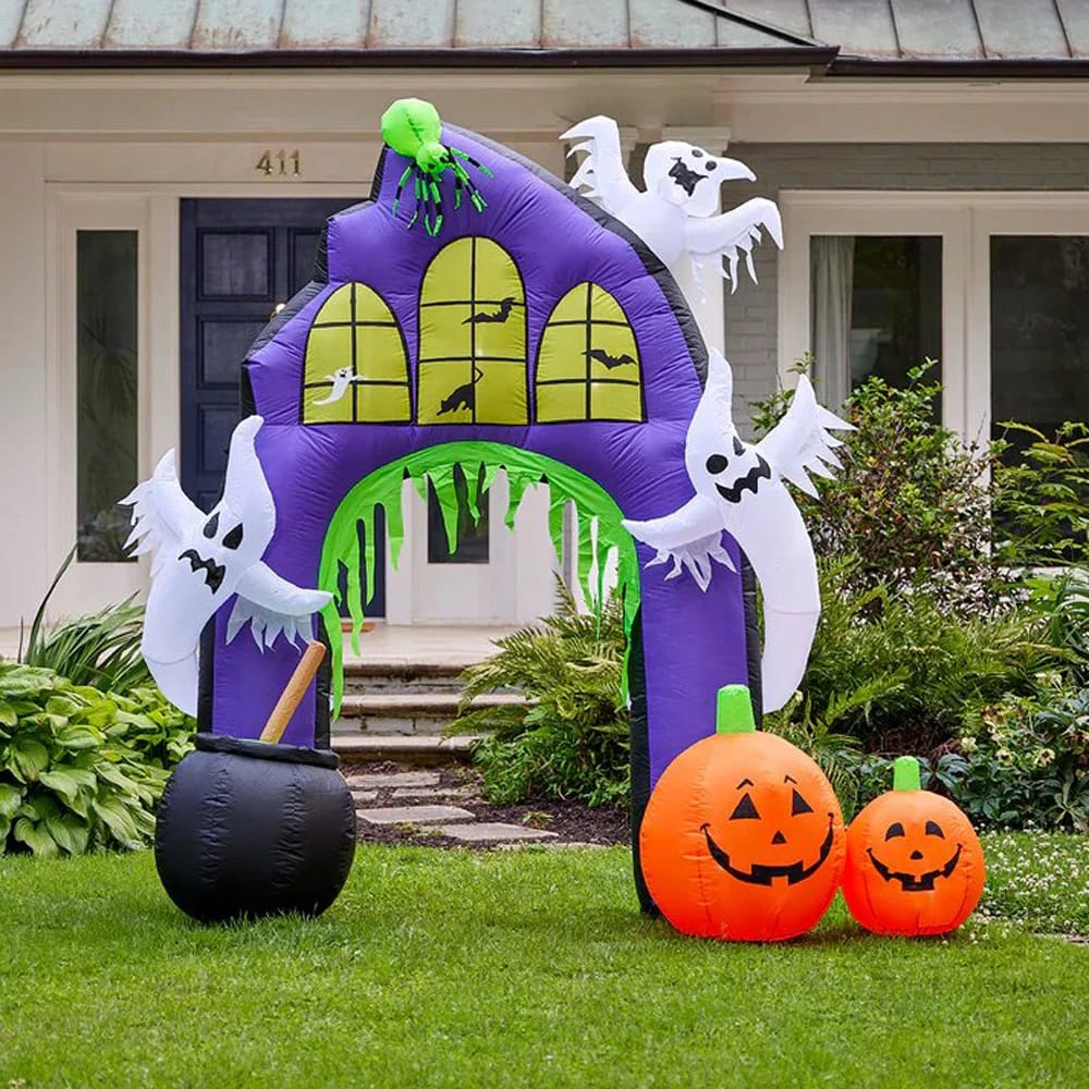 8' Haunted House Arch Inflatable