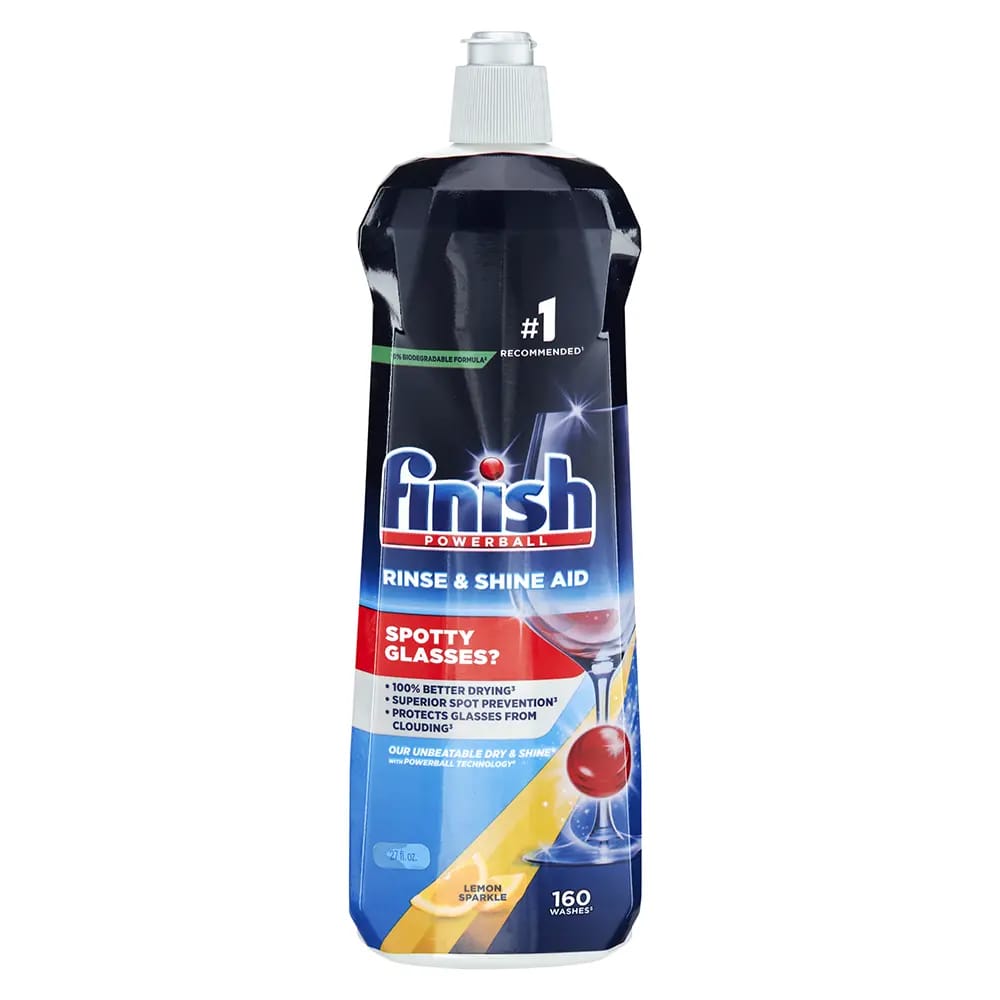 Finish Powerball Rinse & Shine Aid, 27 oz