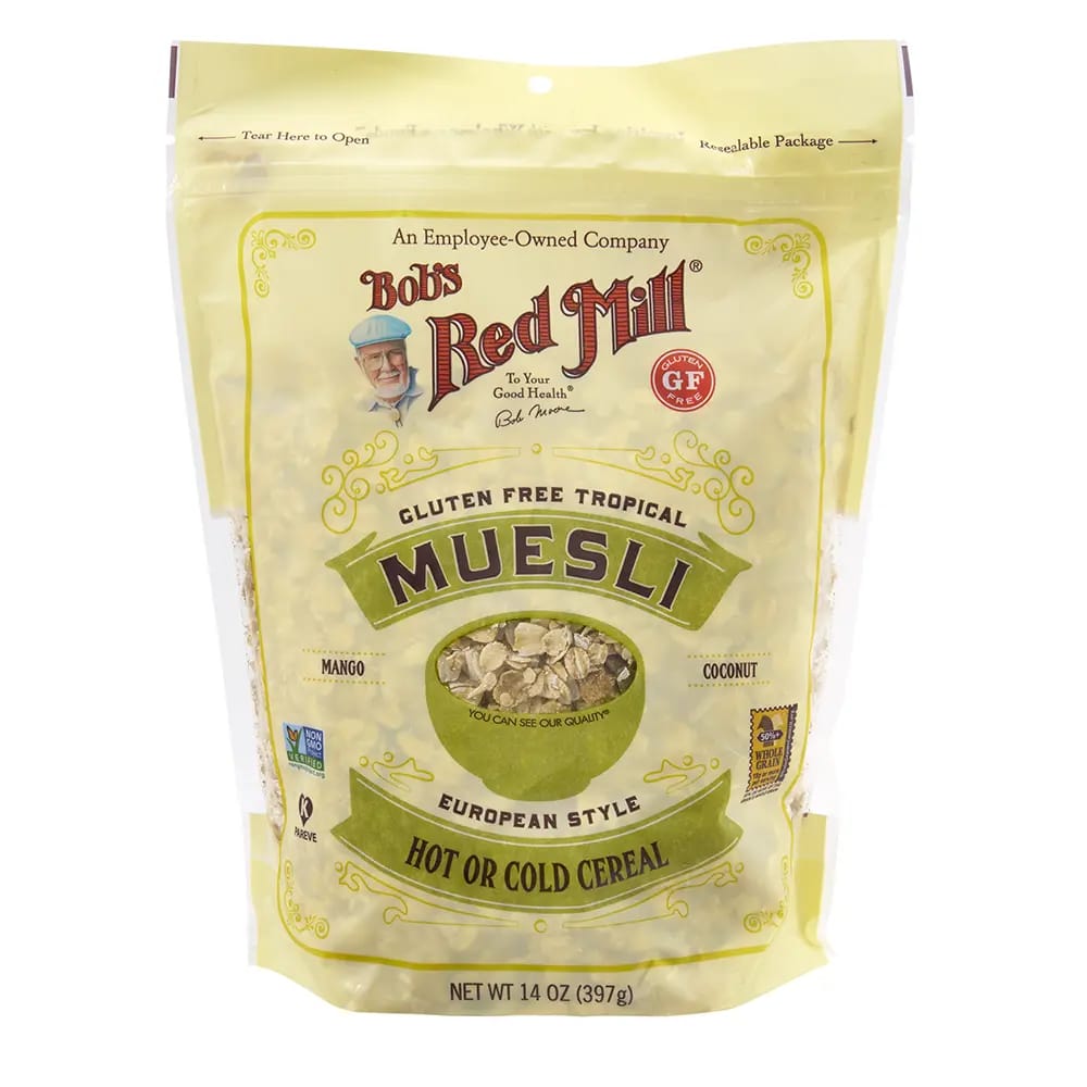 Bob's Red Mill Gluten Free Tropical Muesli, 14 oz