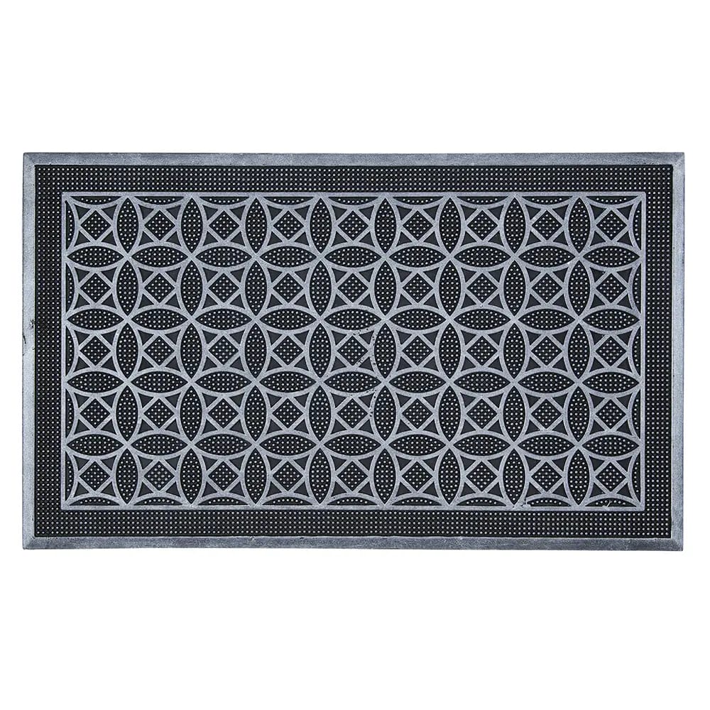 Metallic Rubber Door Mat, 18" x 30"