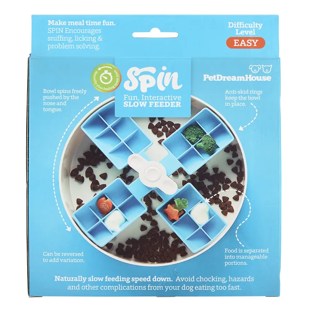 Pet Dream House Spin Bowl Interactive Feeder