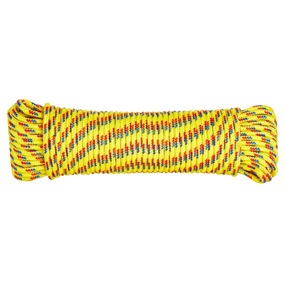 Blackwall Rope Co. 1/4" Diamond Braided Poly Rope, 100'