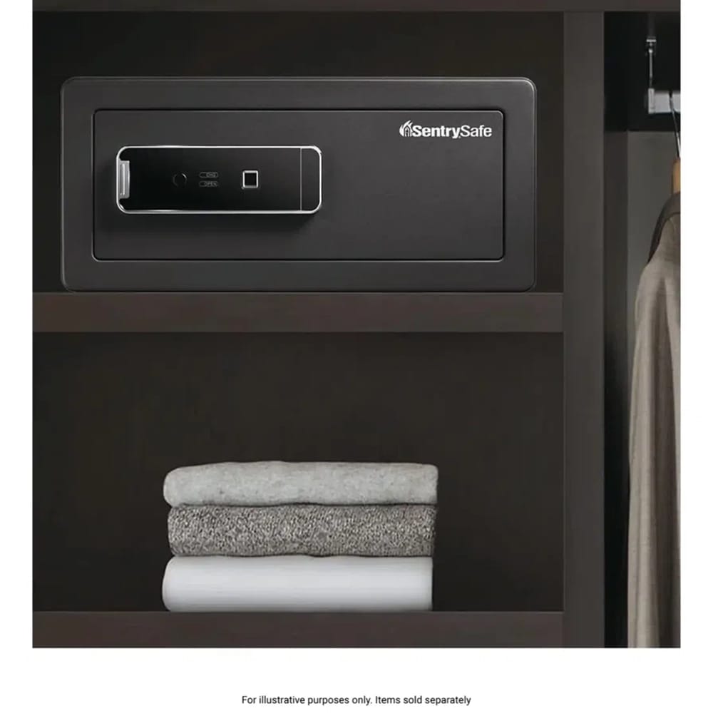 SentrySafe .90 cu.ft. Biometric Security Safe, Black