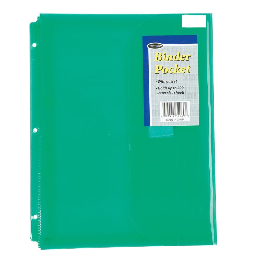 Premiere 3-Hole Binder Pocket