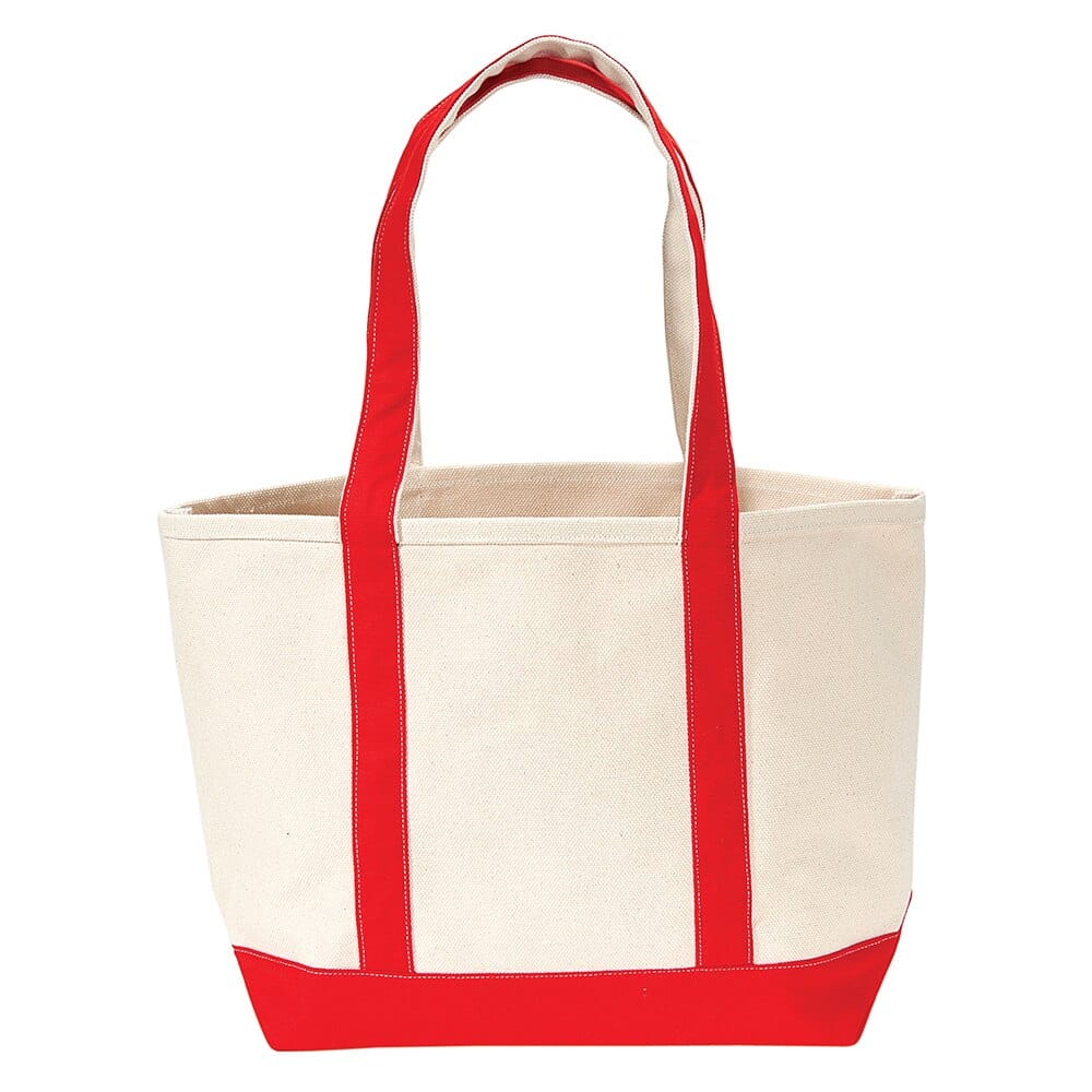 Heavy-Duty Canvas Tote, 12" x 19" x 6"