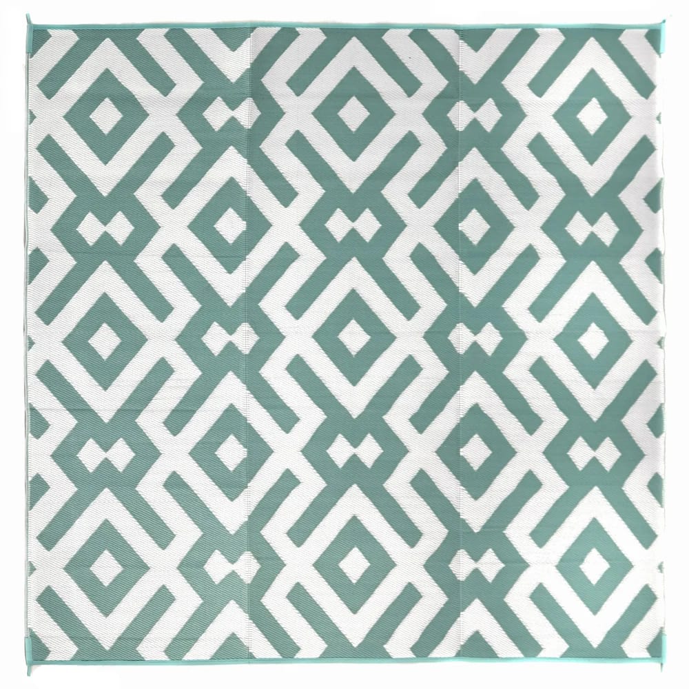 Aurora 9'x9' Reversible Patio Rug