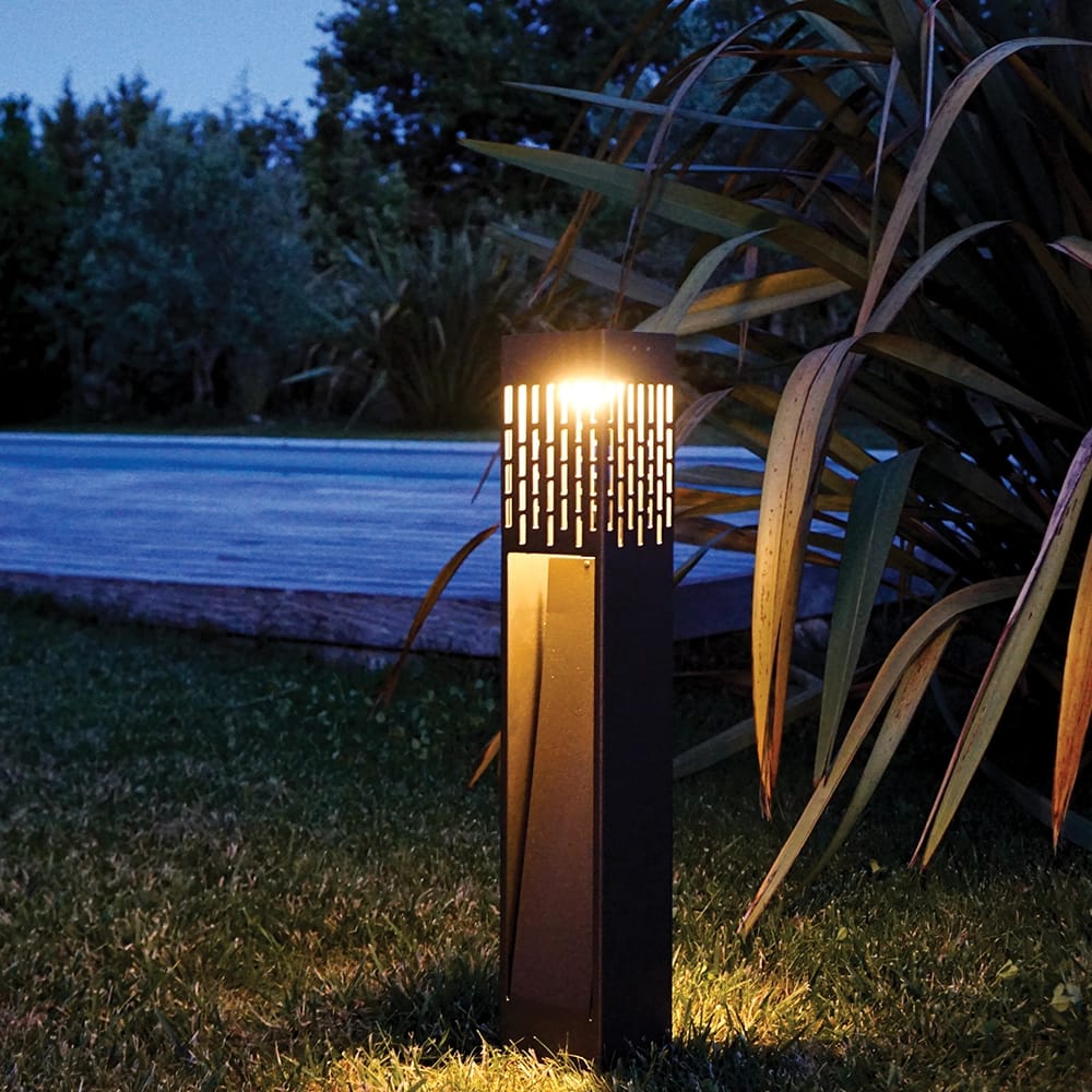 Maiori La Lampe Aluminum Solar Passage, Charbon