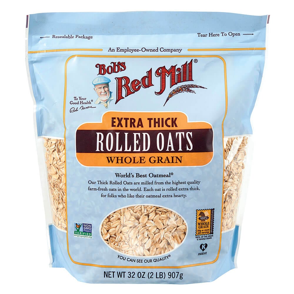 Bob's Red Mill Extra Thick Whole Grain Rolled Oats, 32 oz