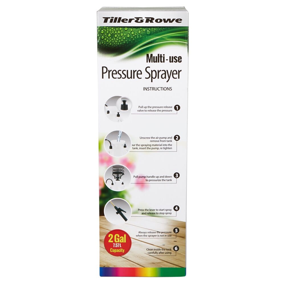 Tiller & Rowe Multi-Use Pressure Sprayer, 2-Gal