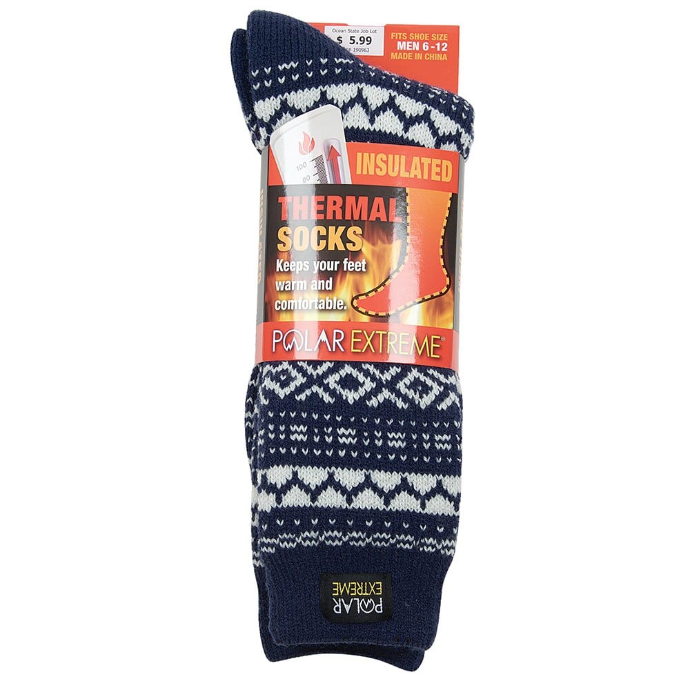 Polar Extreme Men's Insulated Thermal Socks