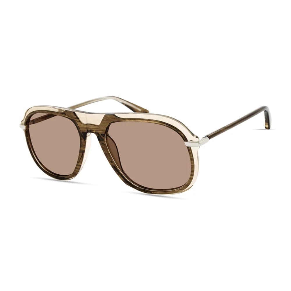 Derek Lam Mila Sunglasses, Khaki