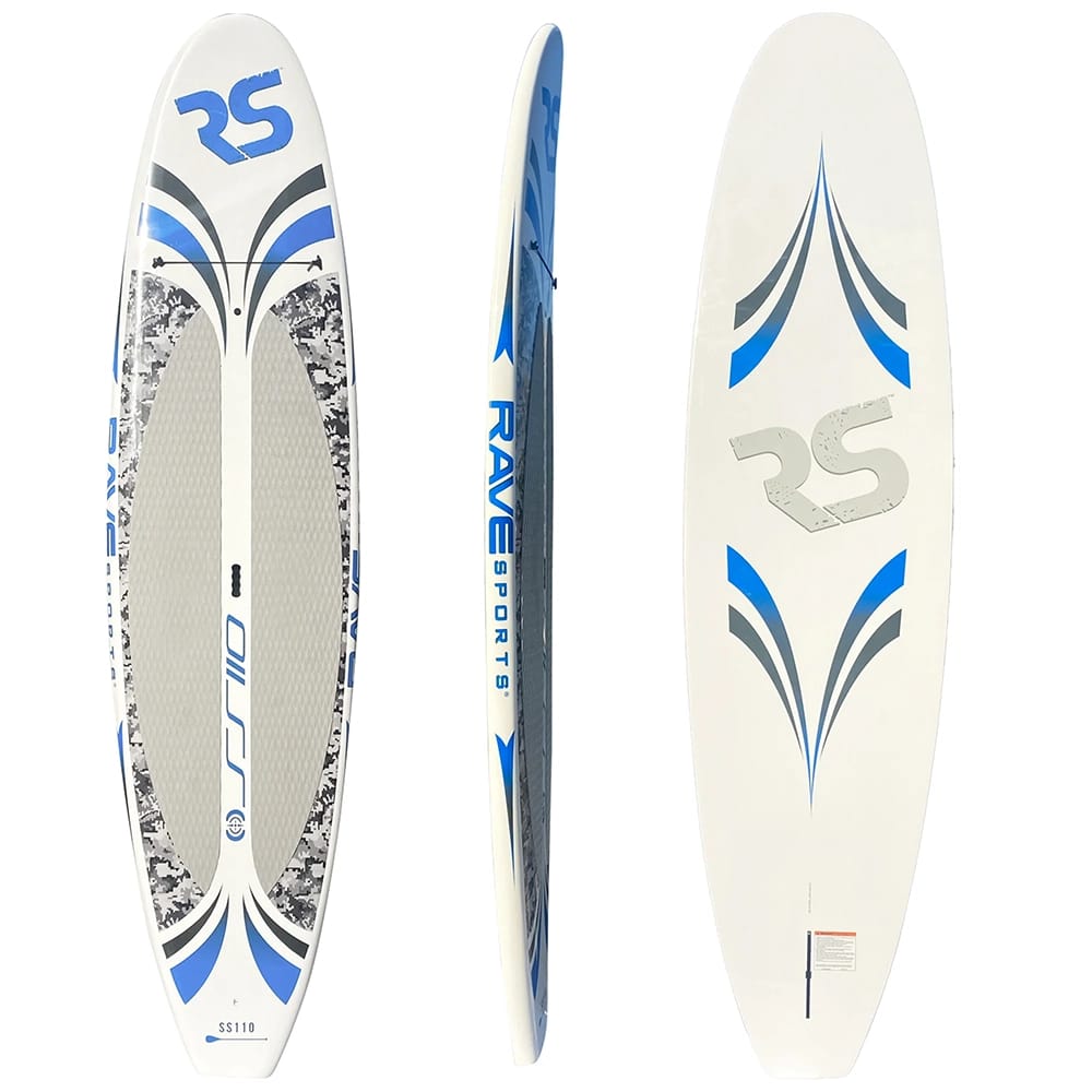 RAVE Sports 10' 9" Stand Up Paddle Board, Camo Blue