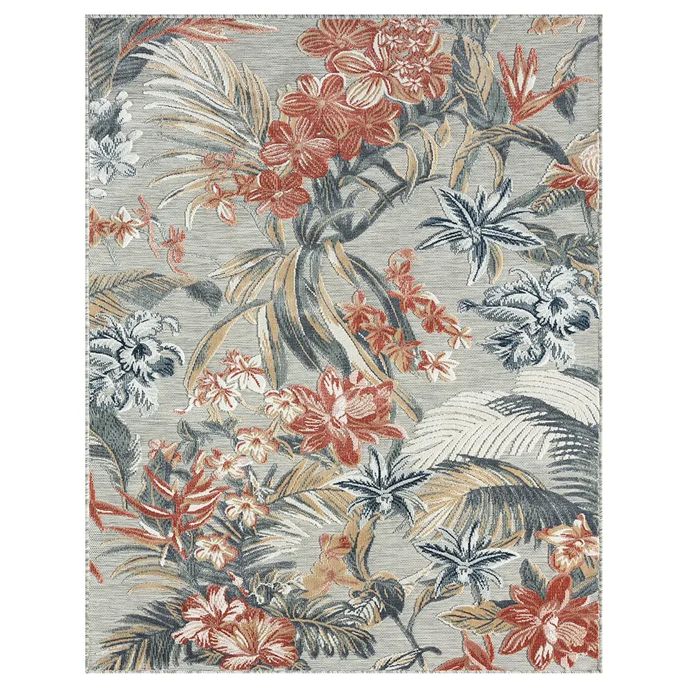 6'7" x 9'3" Tropic Indoor/Outdoor Area Rug