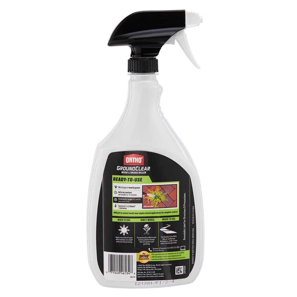 Ortho Ground Clear Weed and Grass Killer Spray, 24 oz