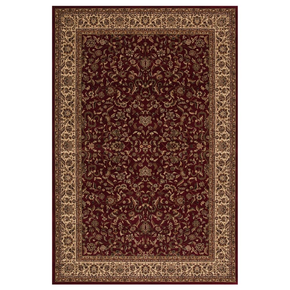 Persian Classics Area Rug, 10'11" x 15', Kashan Red