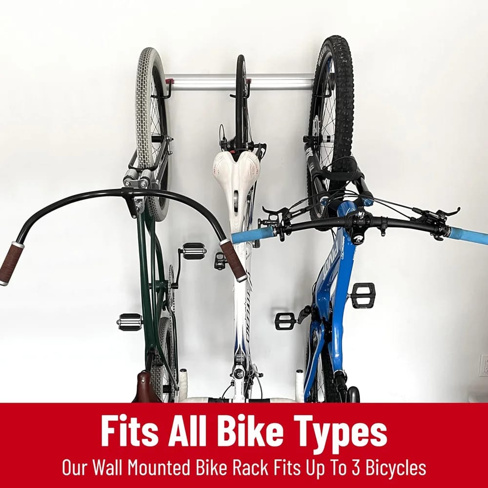 PRO BIKE TOOL Indoor Bike Rack, 3 Bikes