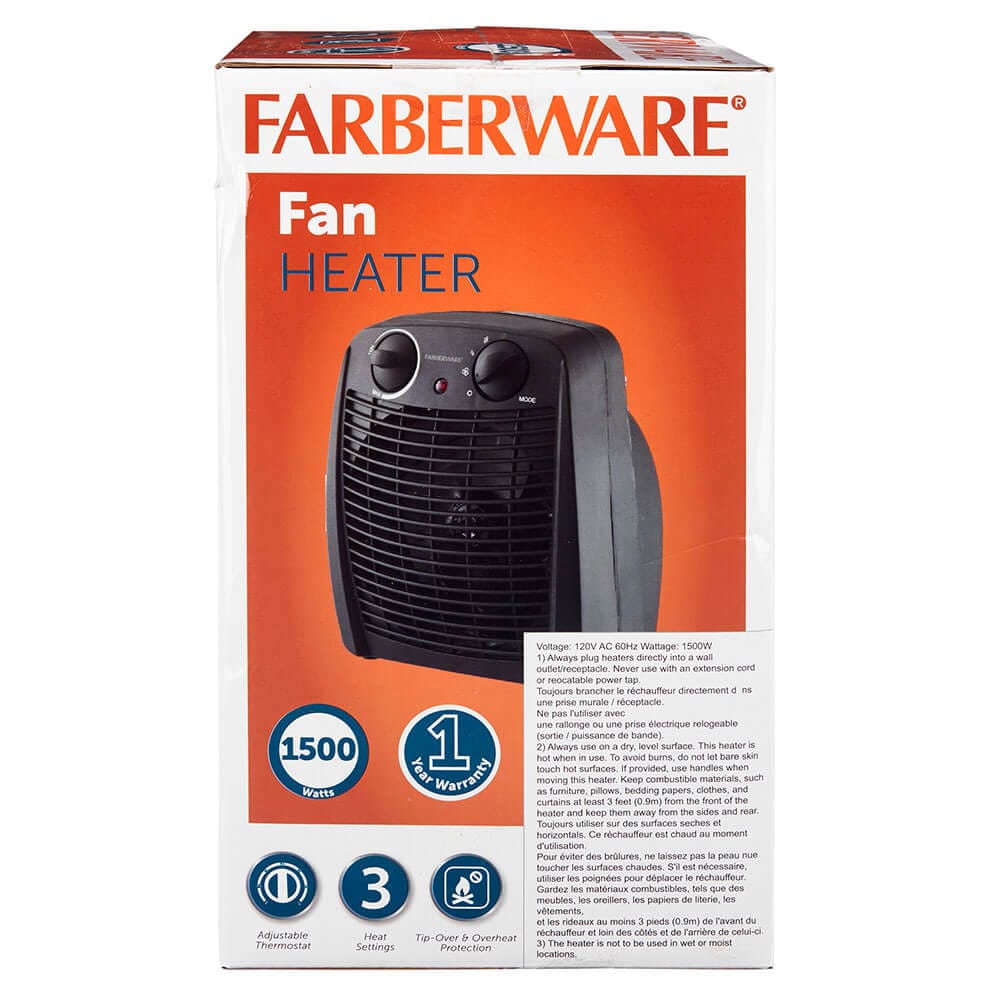 Farberware Black Heater Fan