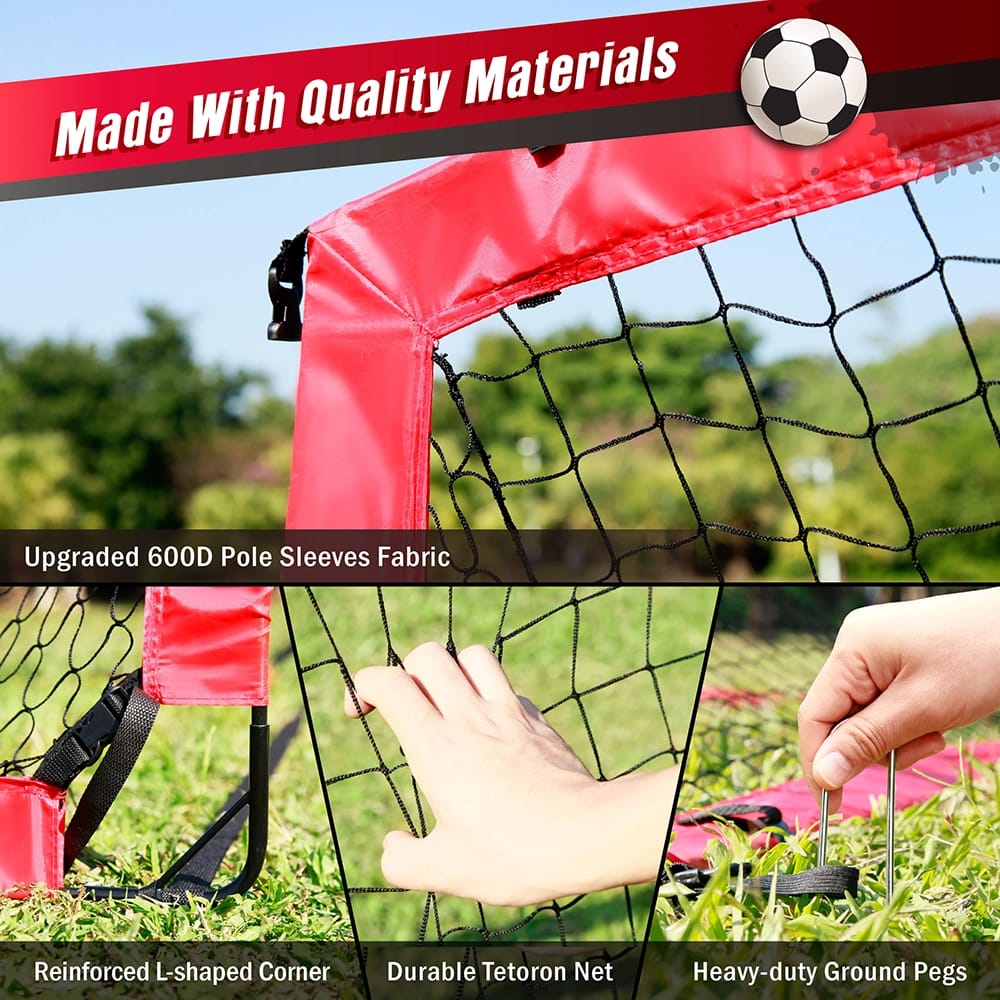 NET PLAYZ 6.6' x 3.3' Portable Soccer Goal