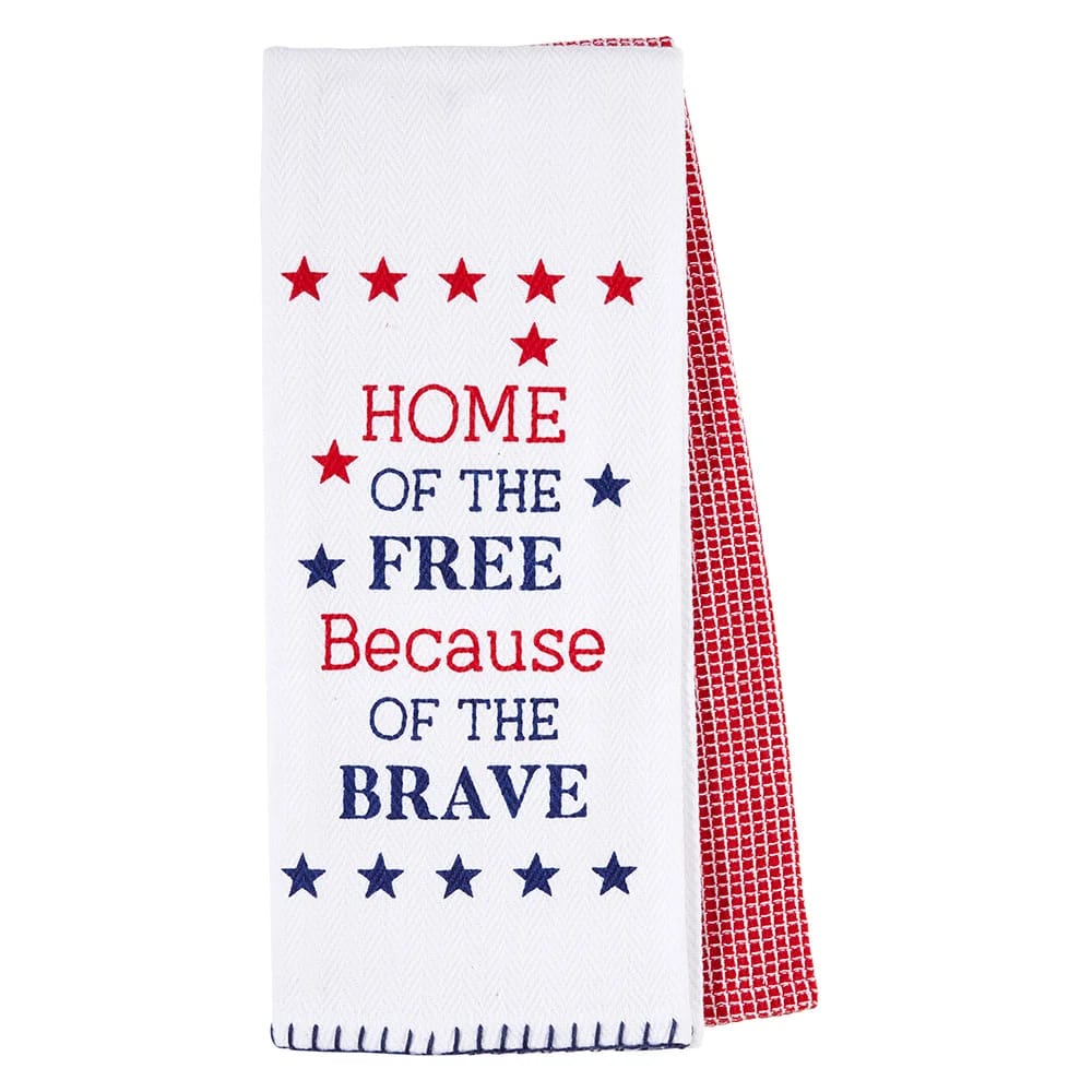 Patriotic Cotton Kitchen Towel Set, 2 Piece