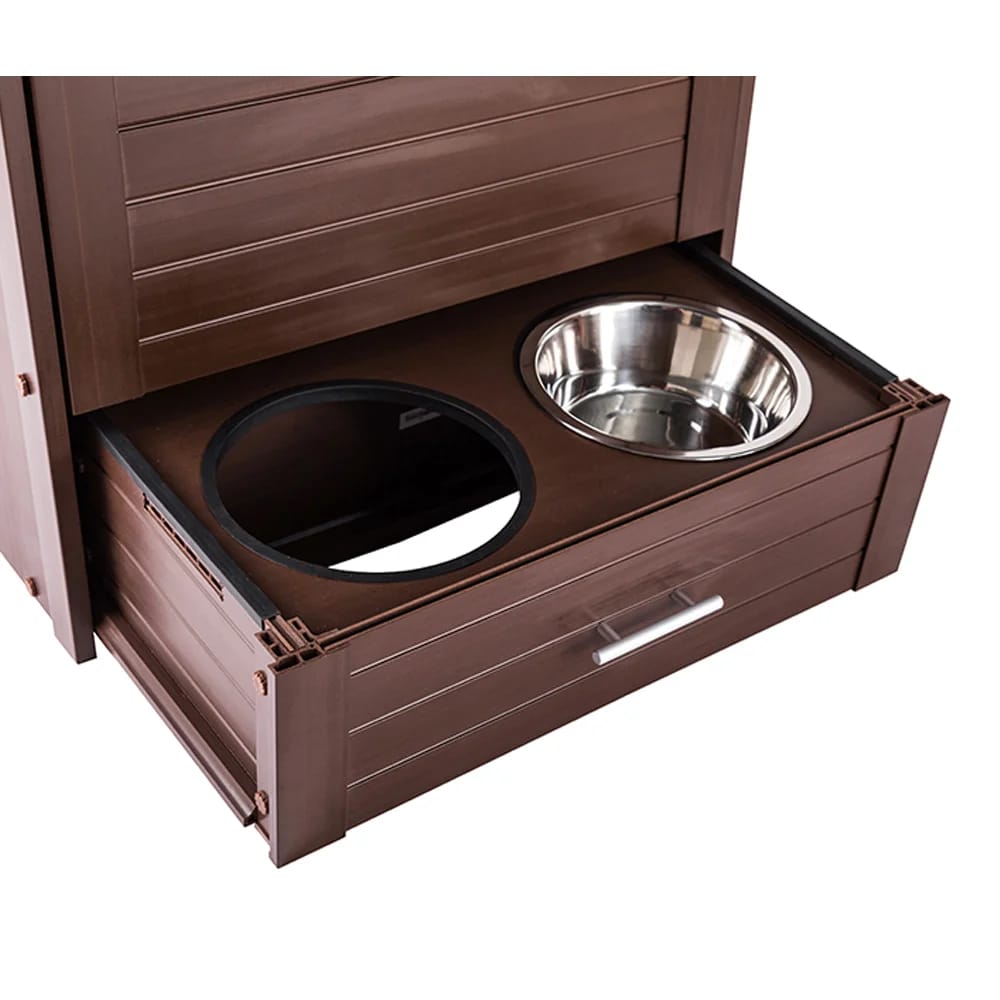 NewAgePet Brea Pantry Pet Diner, Russet